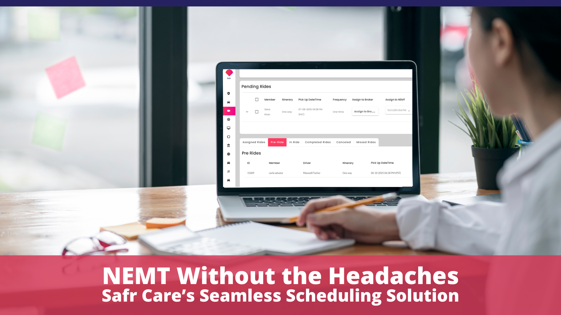 NEMT Without the Headaches: Safr Care’s Seamless Scheduling Solution