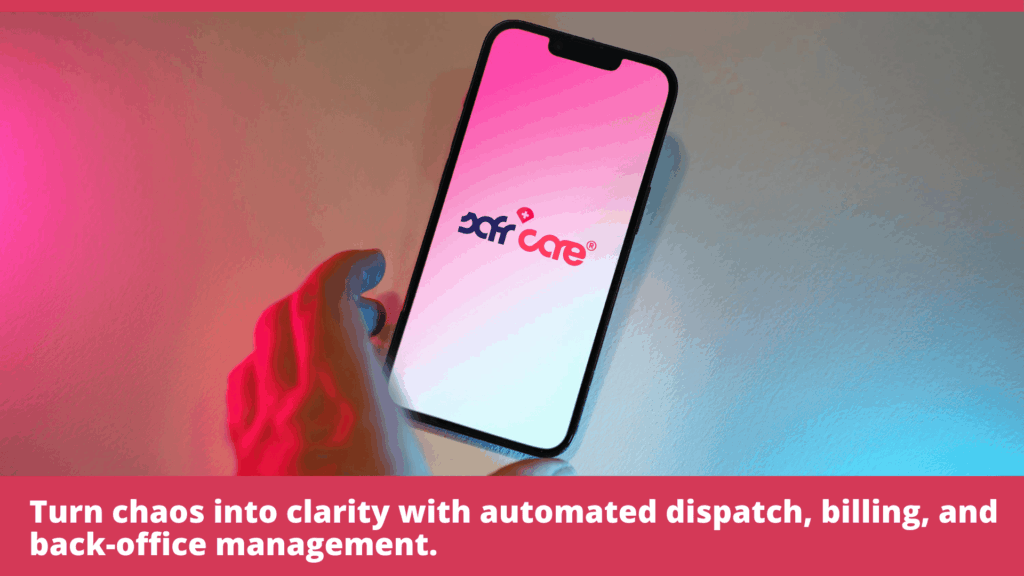 Turn chaos into clarity with automated dispatch, billing, and back-office management.